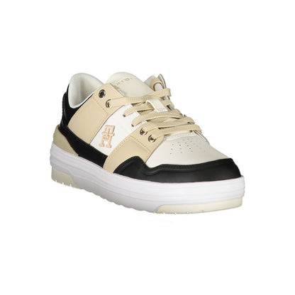 Tommy Hilfiger White Leather Women Sneaker by Tommy Hilfiger