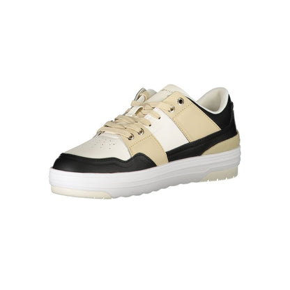Tommy Hilfiger White Leather Women Sneaker by Tommy Hilfiger
