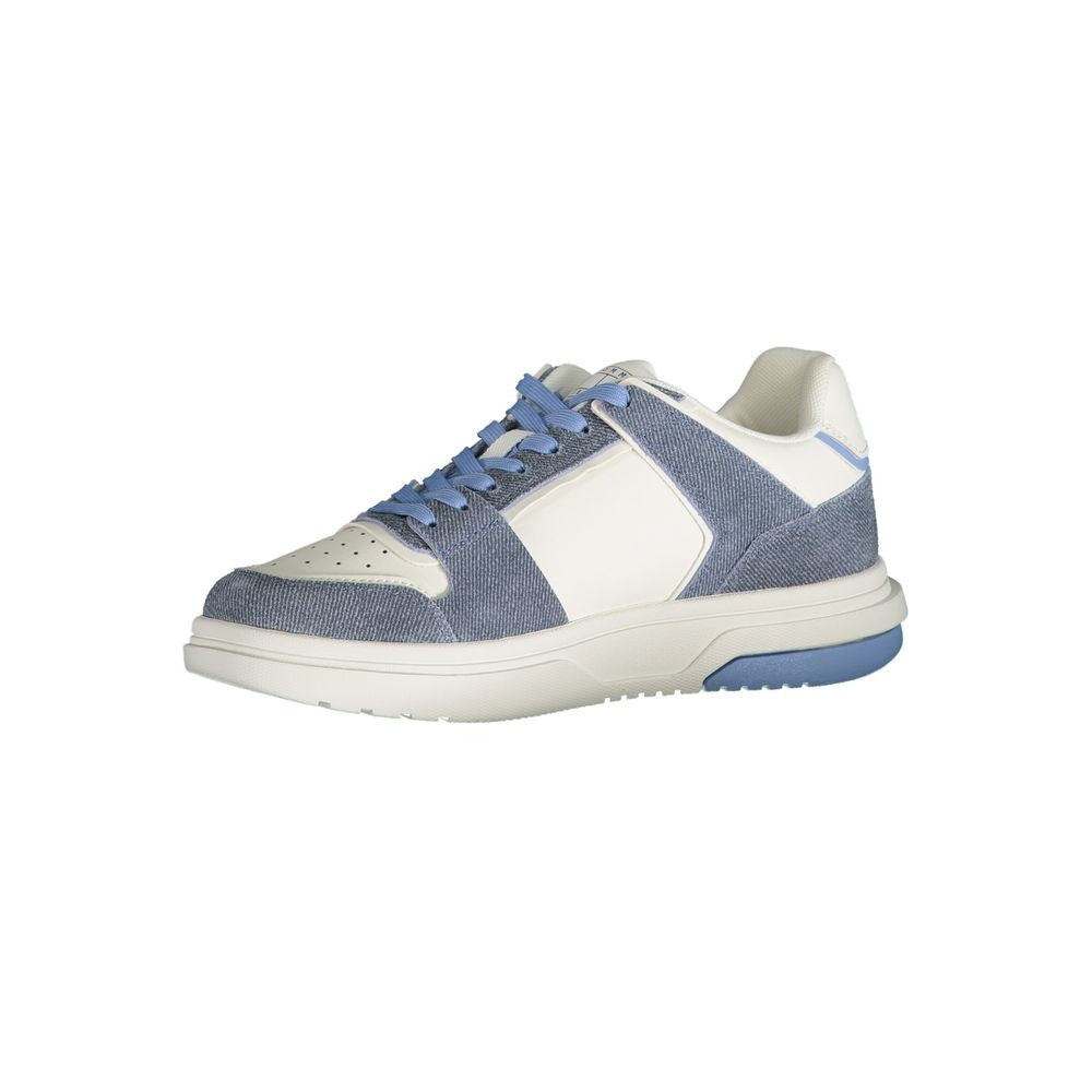 Tommy Hilfiger Light Blue Leather Women Sneaker by Tommy Hilfiger