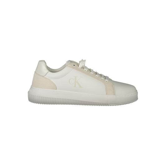 Calvin Klein White Polyethylene Men Sneaker by Calvin Klein