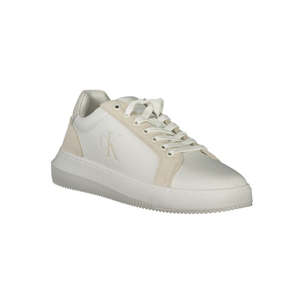 Calvin Klein White Polyethylene Men Sneaker by Calvin Klein