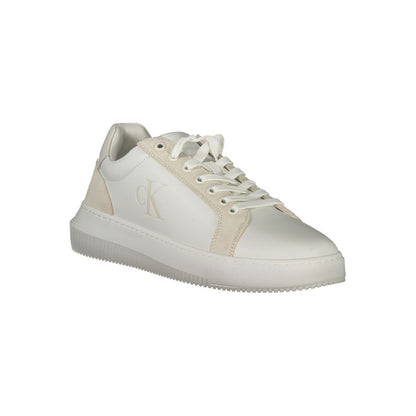 Calvin Klein White Polyethylene Men Sneaker by Calvin Klein
