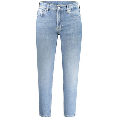 Calvin Klein Blue Cotton Men Jeans by Calvin Klein