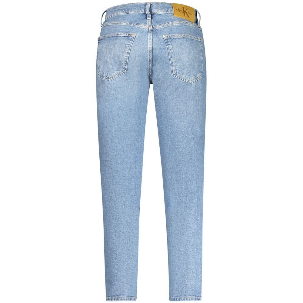 Calvin Klein Blue Cotton Men Jeans by Calvin Klein