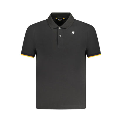 Polo en coton noir K-WAY