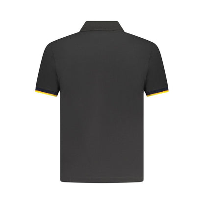 Polo en coton noir K-WAY