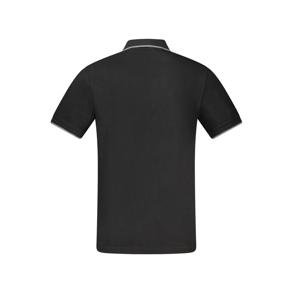 Polo en coton noir Hugo Boss
