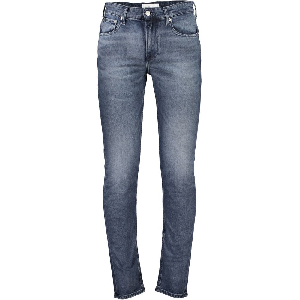 Calvin Klein Blue Cotton Jeans & Pant by Calvin Klein