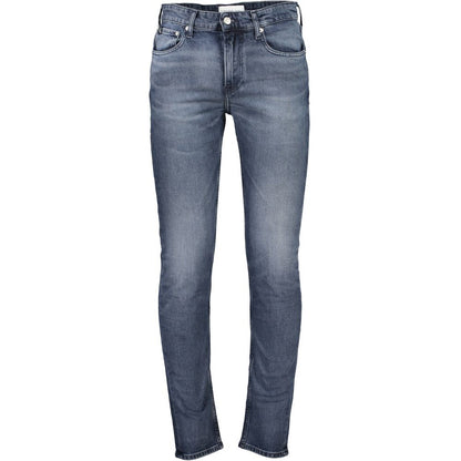 Calvin Klein Blue Cotton Jeans & Pant by Calvin Klein
