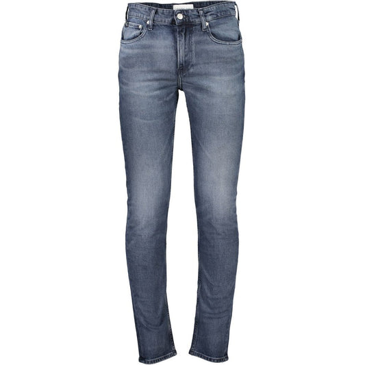 Calvin Klein Blue Cotton Jeans & Pant by Calvin Klein