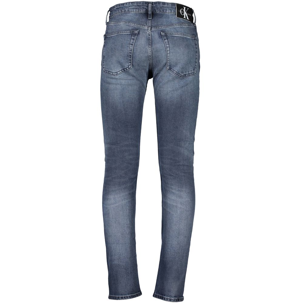 Calvin Klein Blue Cotton Jeans & Pant by Calvin Klein