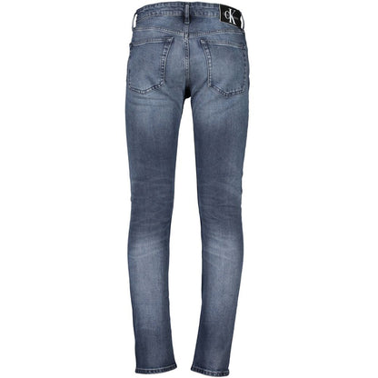 Calvin Klein Blue Cotton Jeans & Pant by Calvin Klein