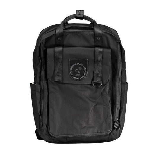 Sac à dos en coton noir Mandarina Duck