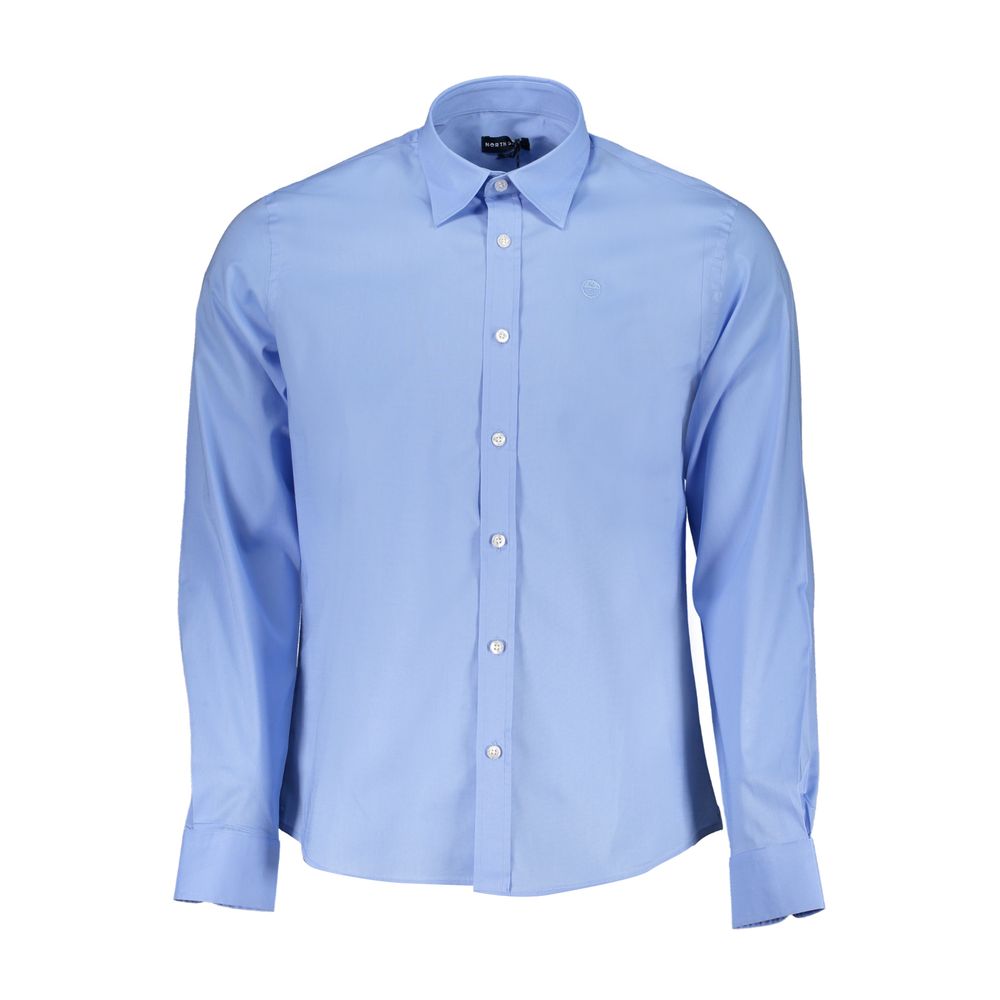 North Sails Light Blue Cotton Men Shirt by North Sails