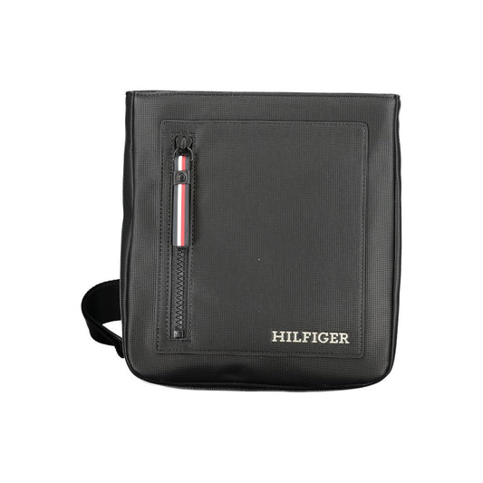 Sac à bandoulière en polyéthylène noir Tommy Hilfiger