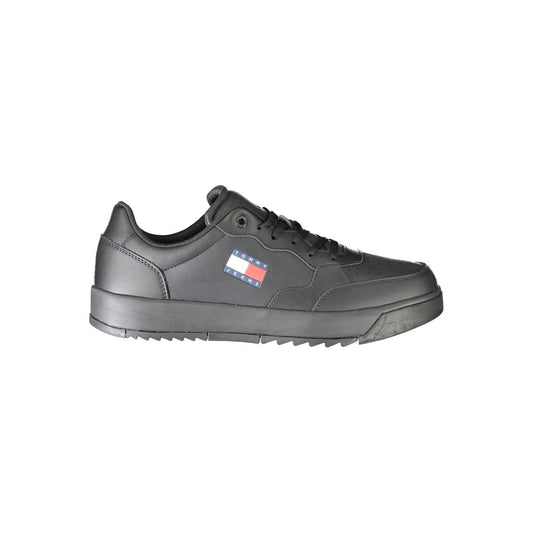 Tommy Hilfiger Black Polyethylene Men Sneaker by Tommy Hilfiger
