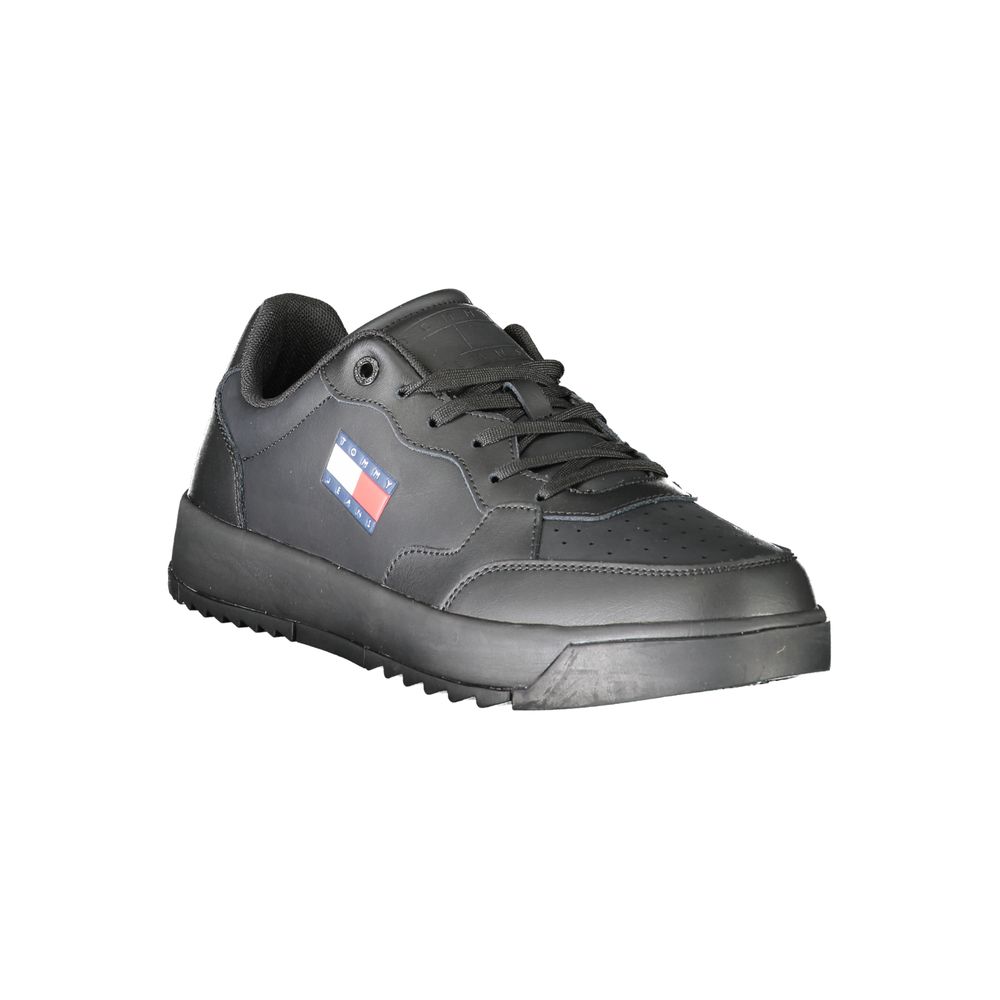 Tommy Hilfiger Black Polyethylene Men Sneaker by Tommy Hilfiger