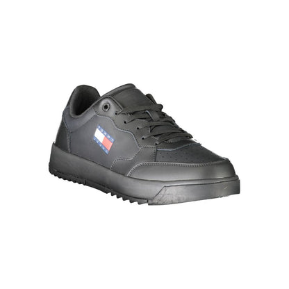 Tommy Hilfiger Black Polyethylene Men Sneaker by Tommy Hilfiger