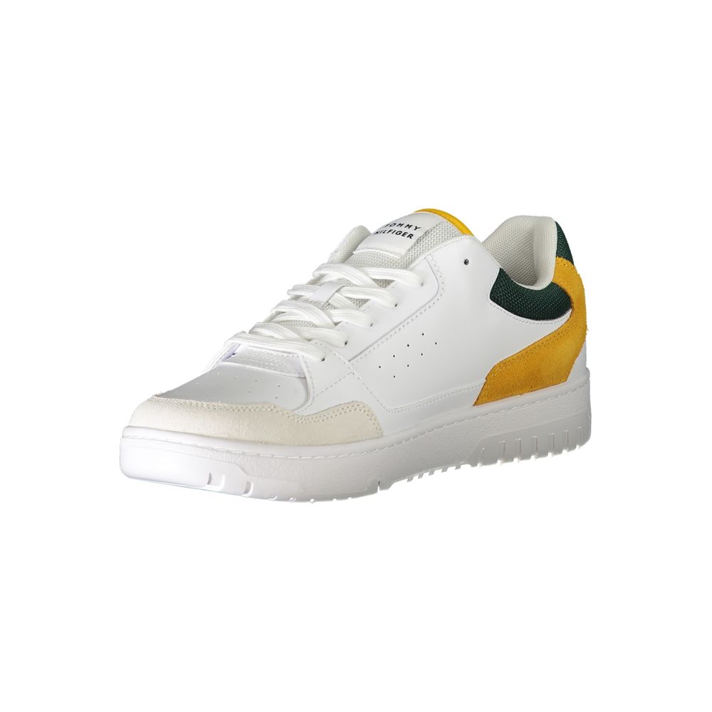 Tommy Hilfiger White Polyethylene Men Sneaker by Tommy Hilfiger