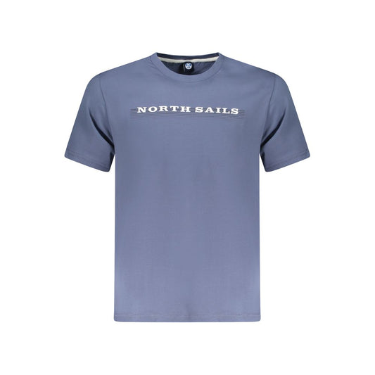 North Sails Blue Cotton Men T-Shirt by North Sails