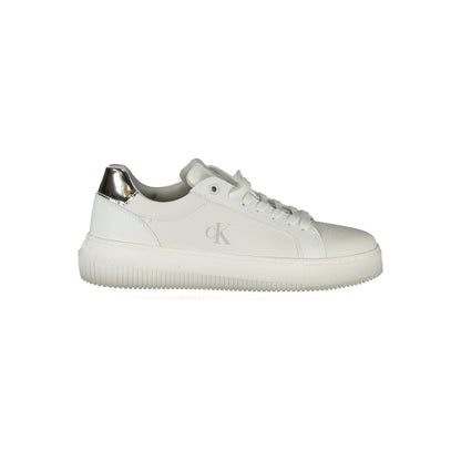 Calvin Klein White Polyethylene Women Sneaker by Calvin Klein