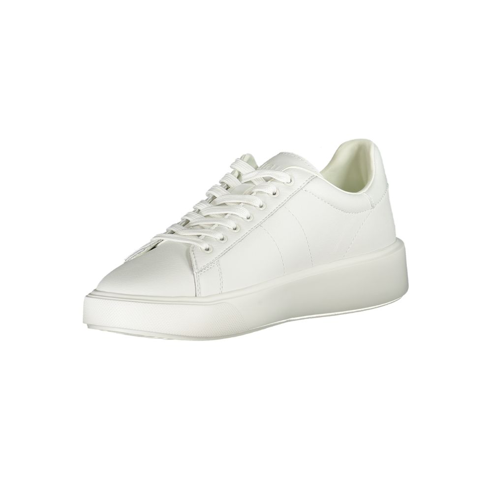 Blauer White Leather Men Sneaker by Blauer