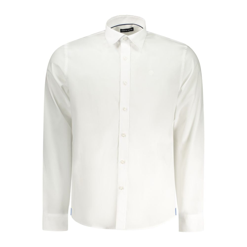 North Sails White Cotton Men Shirt by North Sails