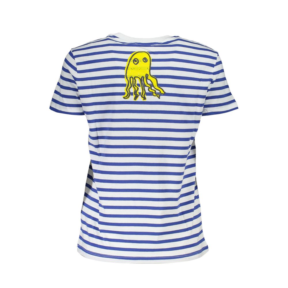 Desigual Blue Cotton Women Top by Desigual