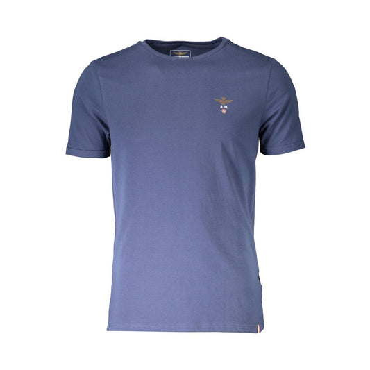 Chemise sous-vêtement homme en coton bleu Aeronautica Militare