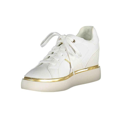 U.S. POLO ASSN Damessneaker Polyester Sneaker Witte Luxe