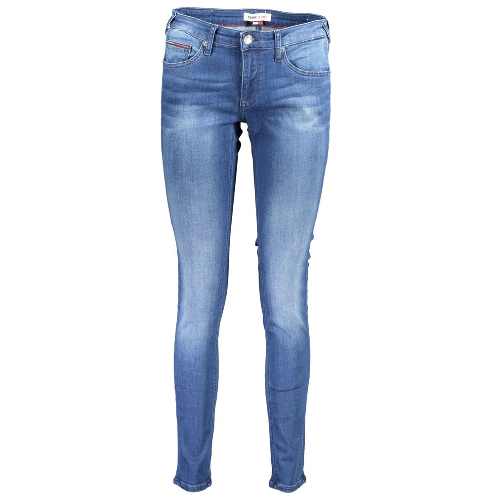 Tommy Hilfiger Blue Cotton Women Jeans by Tommy Hilfiger