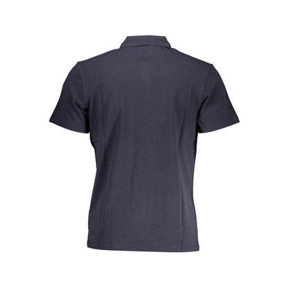 Polo Napapijri Bleu Coton Homme