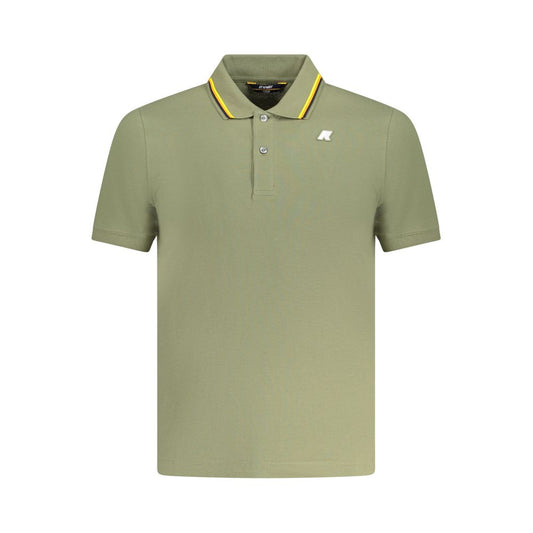 Polo en coton vert K-WAY