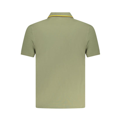 Polo en coton vert K-WAY