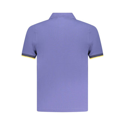 Polo en coton bleu K-WAY