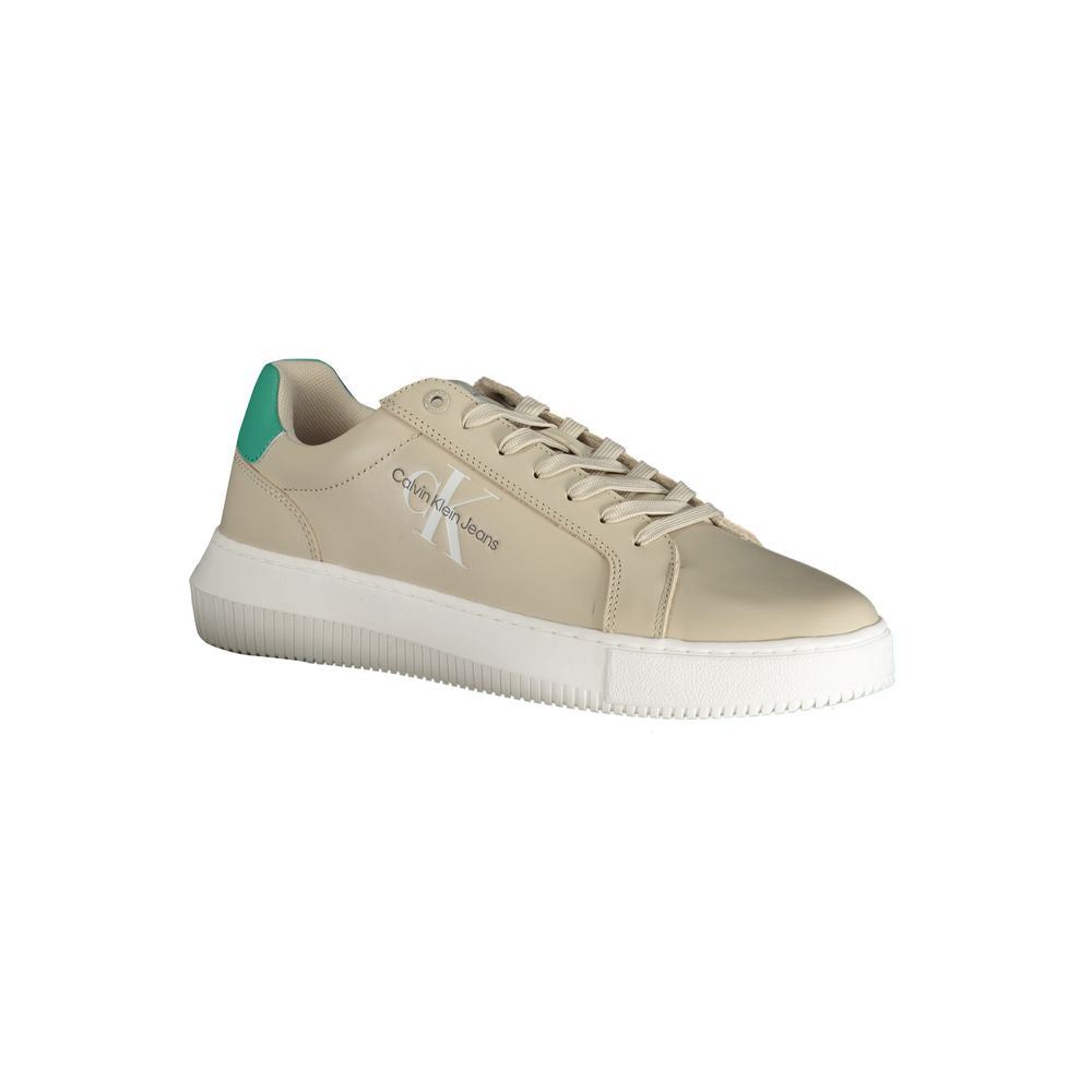 Calvin Klein Beige Polyester Sneaker by Calvin Klein