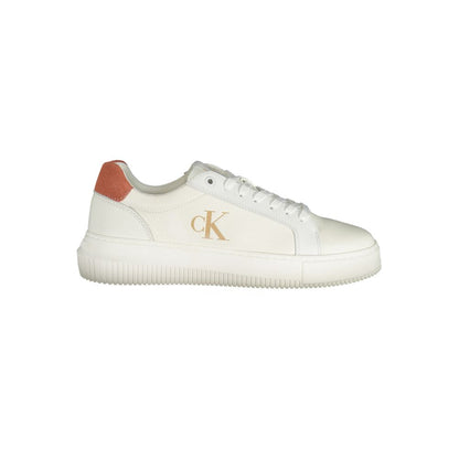 Calvin Klein White Polyethylene Women Sneaker by Calvin Klein
