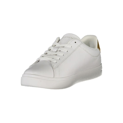 Tommy Hilfiger White Leather Women Sneaker by Tommy Hilfiger