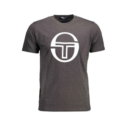Sergio Tacchini Cotton T Shirt Heren Bruin Luxe Premium