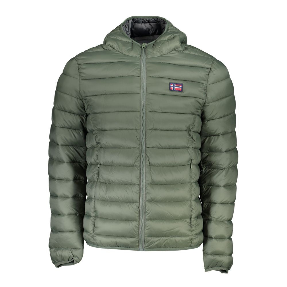 Norway 1963 Emerald Haven Polyamide Hooded Jacket by Norway 1963