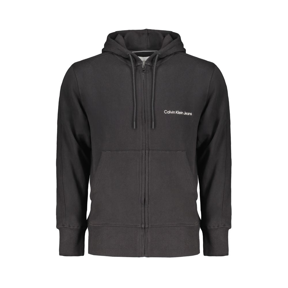 Calvin Klein Black Cotton Sweater by Calvin Klein