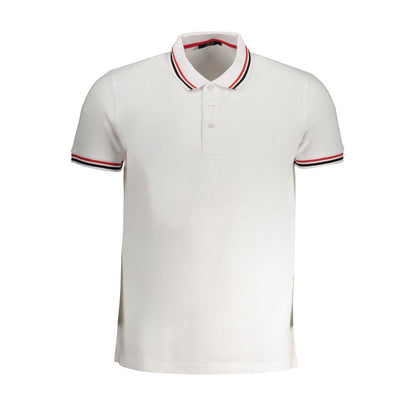 Cavalli Class White Cotton Polo Shirt by Cavalli Class