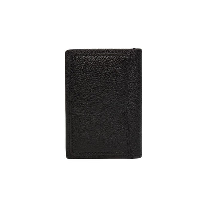 Portefeuille en cuir noir Calvin Klein Jeans