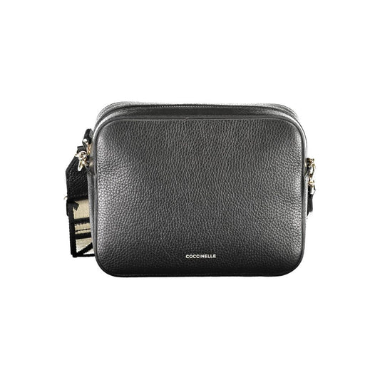 Sac à main Coccinelle en cuir noir pour femme