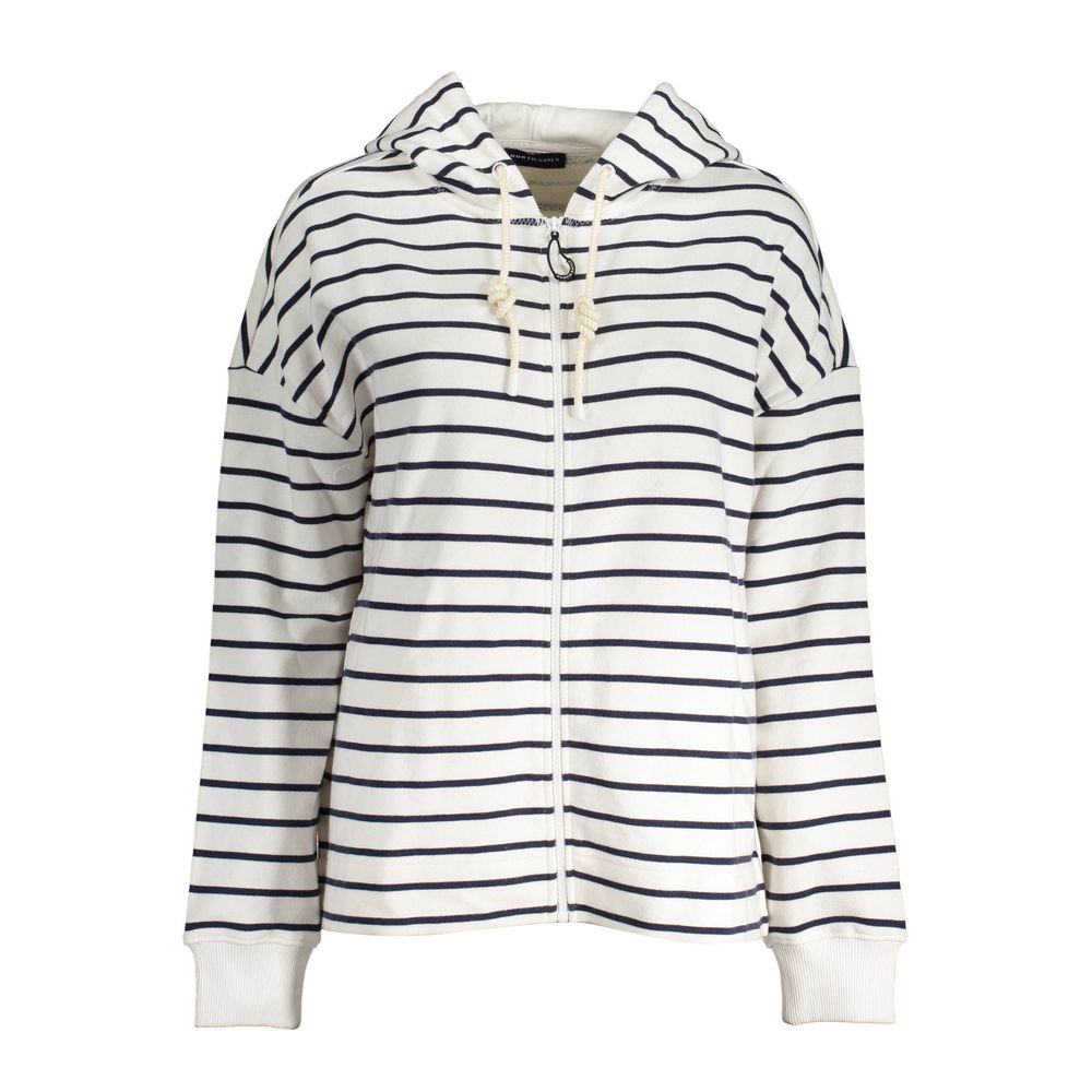 North Sails White Cotton Women Sweater by North Sails