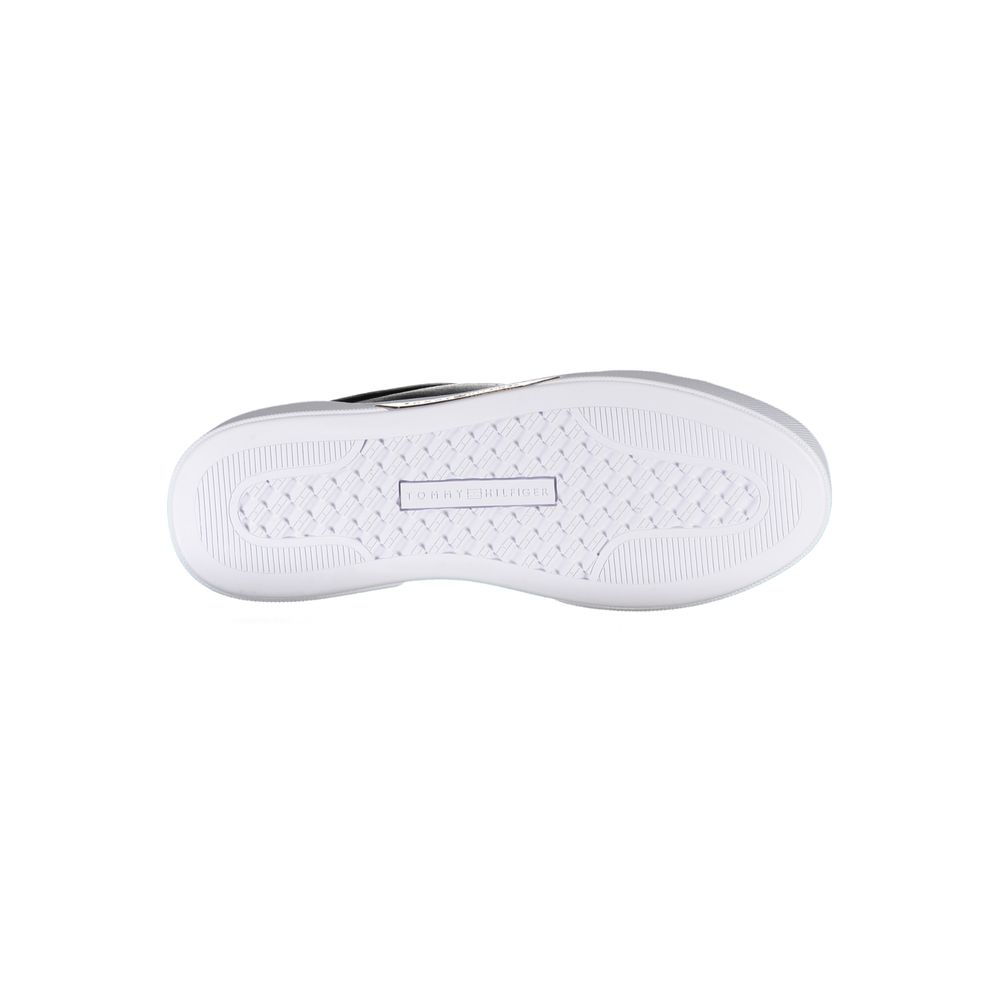 Tommy Hilfiger Black Leather Women Sneaker by Tommy Hilfiger