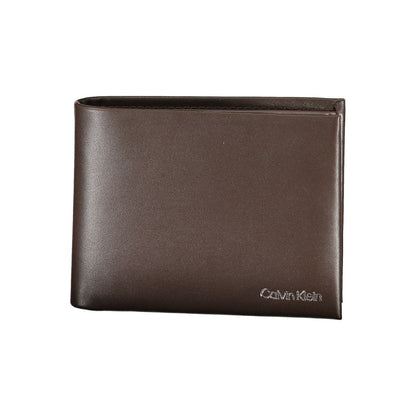 Calvin Klein Elegant Leather Wallet with RFID Block by Calvin Klein