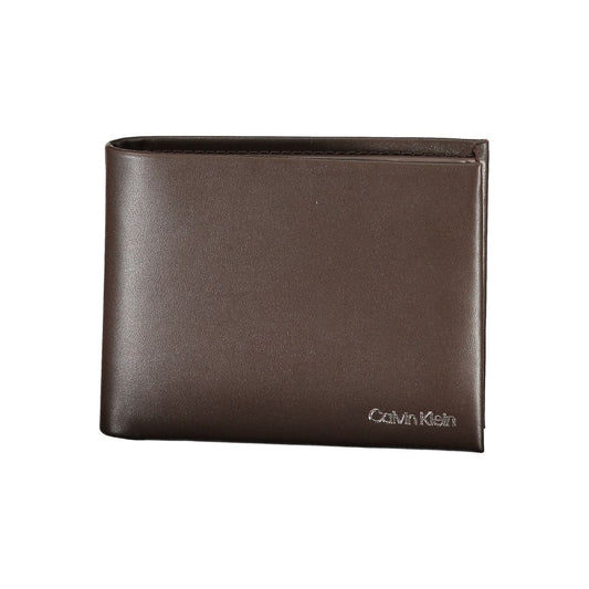 Portefeuille élégant en cuir Calvin Klein avec blocage RFID