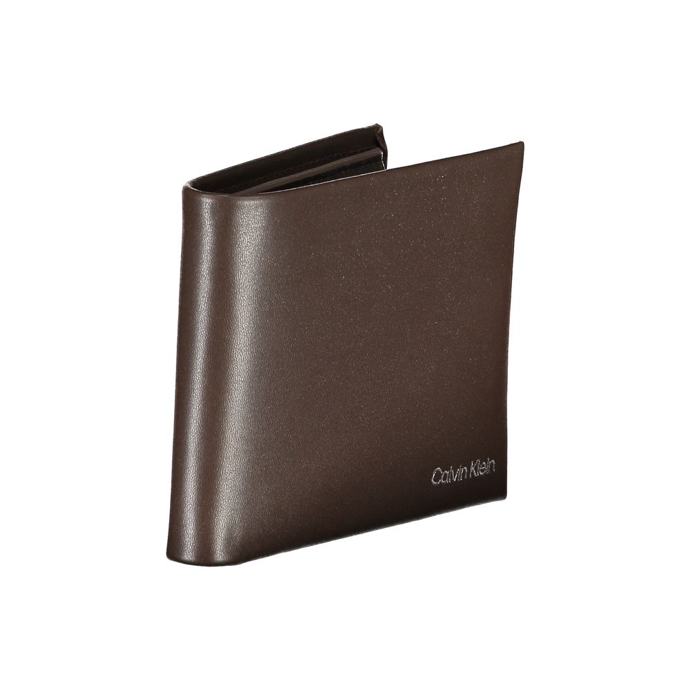 Calvin Klein Elegant Leather Wallet with RFID Block by Calvin Klein