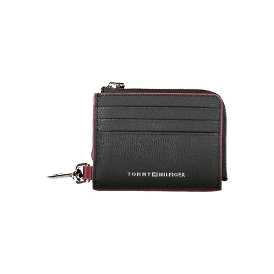Porte-cartes en cuir chic Tommy Hilfiger avec mousqueton